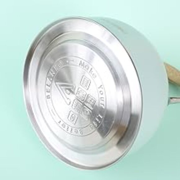 BELANKO Whistling Tea Kettle 2.3 Qt | Stainless Steel Turquoise | NWT - Picture 3 of 4